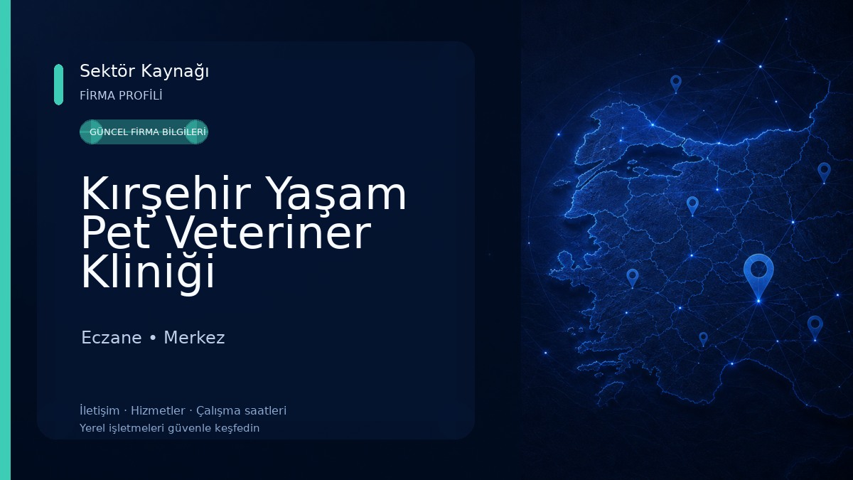 Kırşehir Yaşam Pet Veteriner Kliniği Eczane