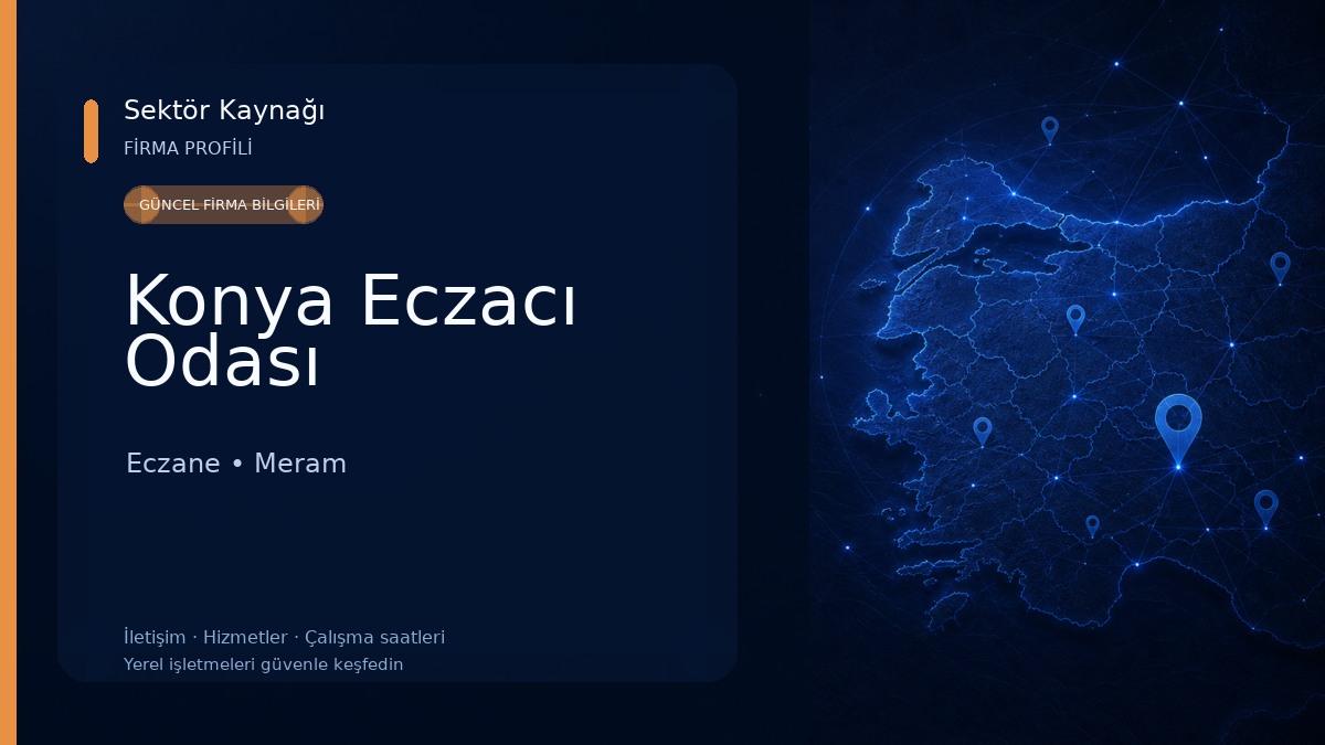 Konya Eczacı Odası Eczane