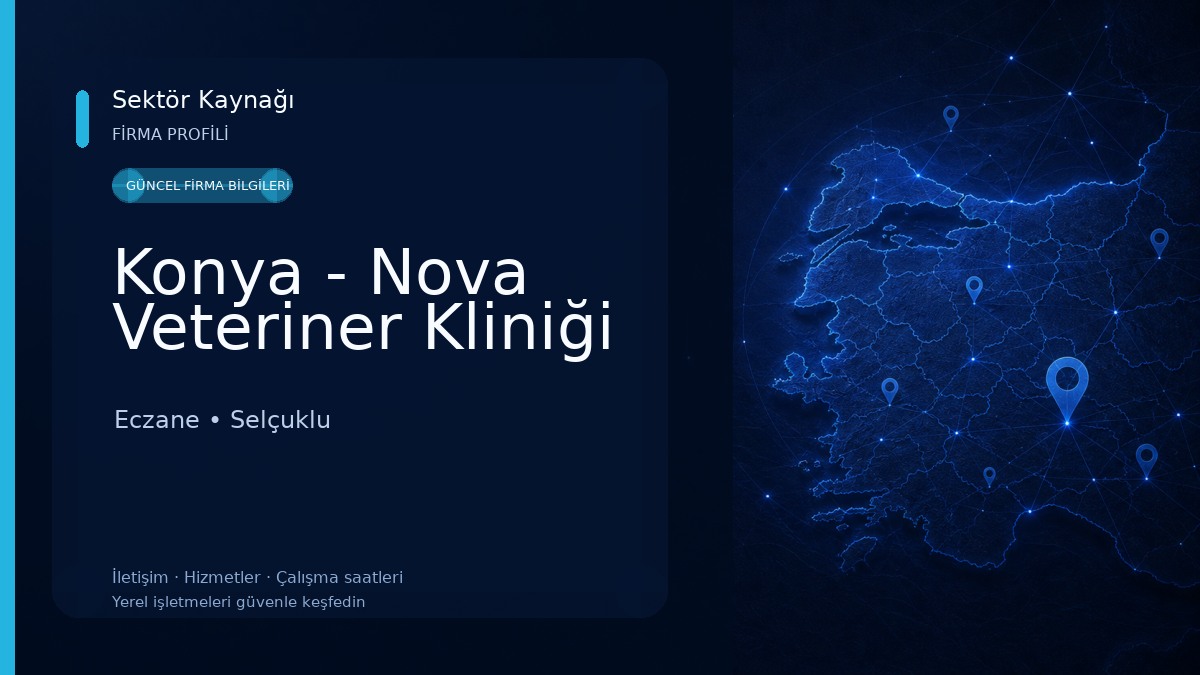 Konya - Nova Veteriner Kliniği Eczane