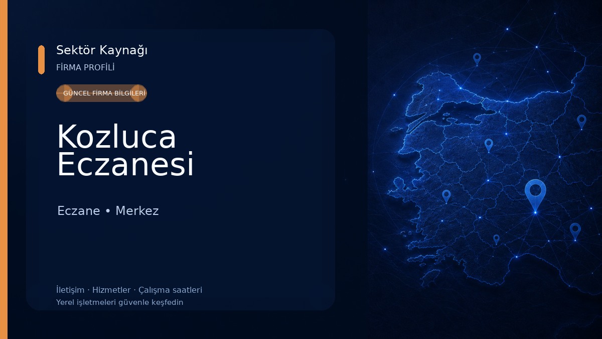 Kozluca Eczanesi Eczane