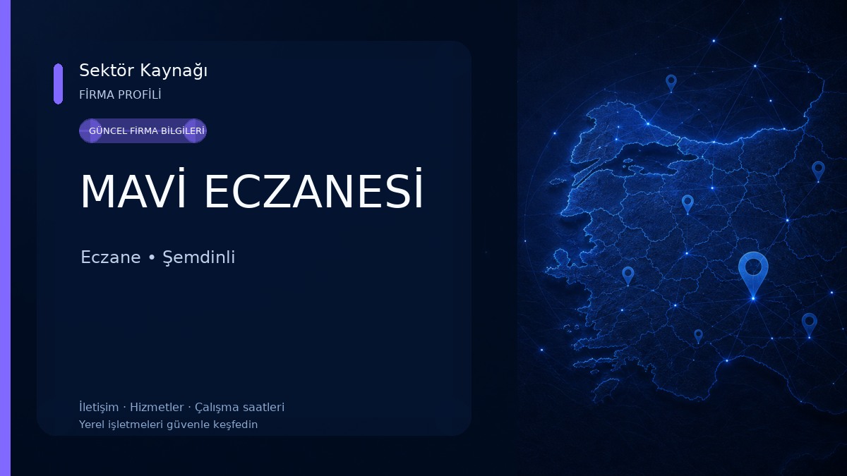 MAVİ ECZANESİ Eczane