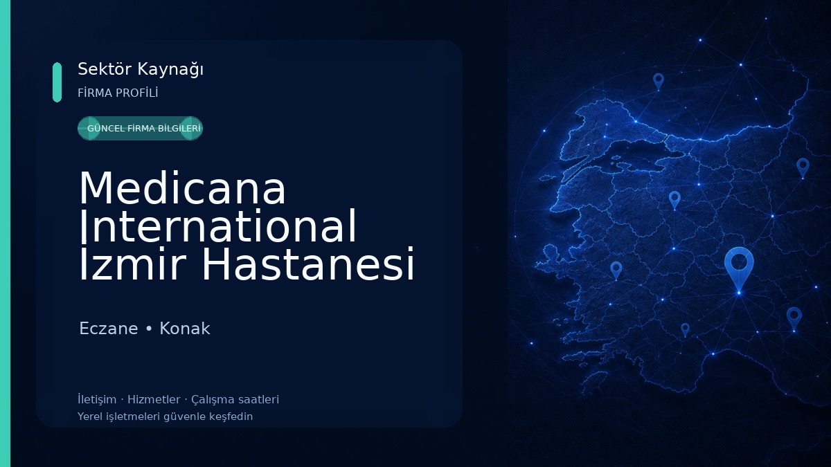 Medicana International İzmir Hastanesi Eczane
