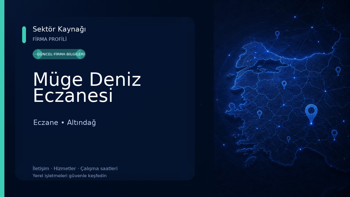 Müge Deniz Eczanesi Eczane