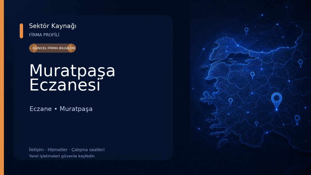 Muratpaşa Eczanesi Eczane