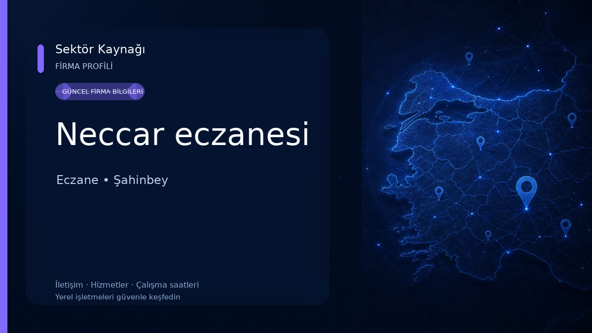 Neccar eczanesi Eczane
