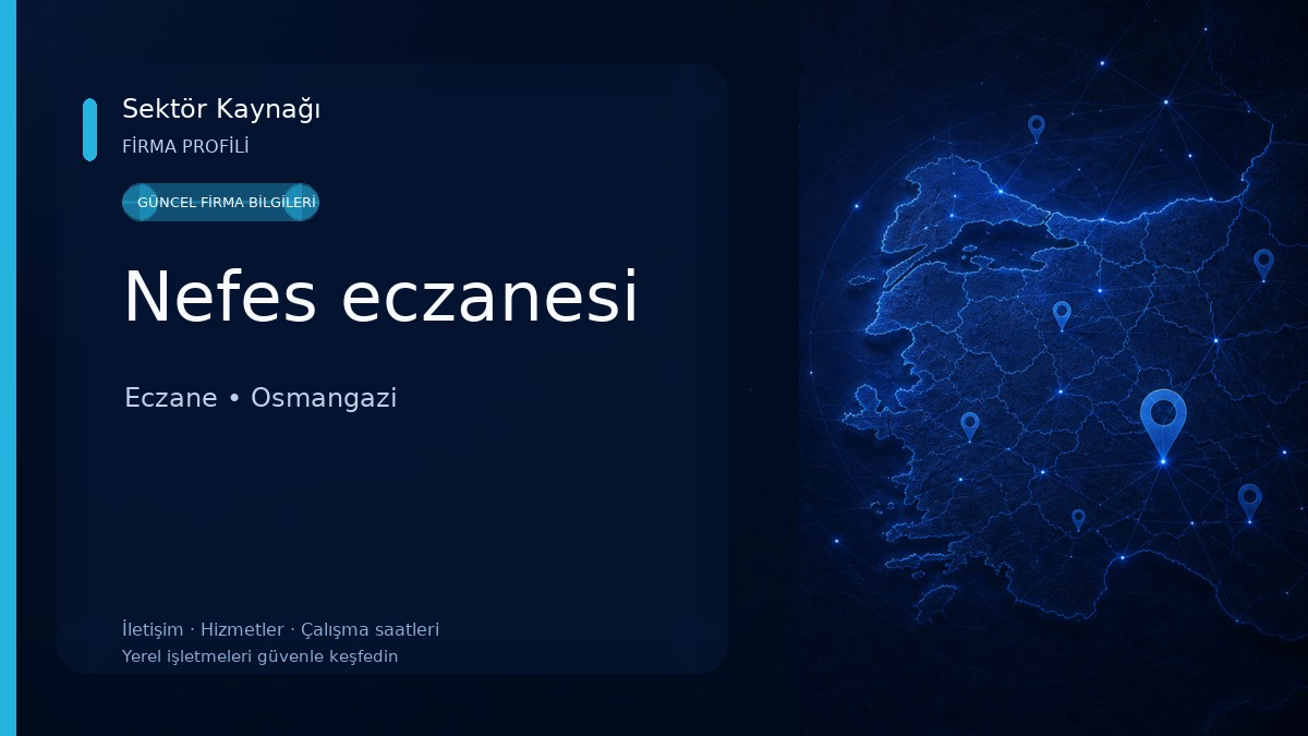 Nefes eczanesi Eczane