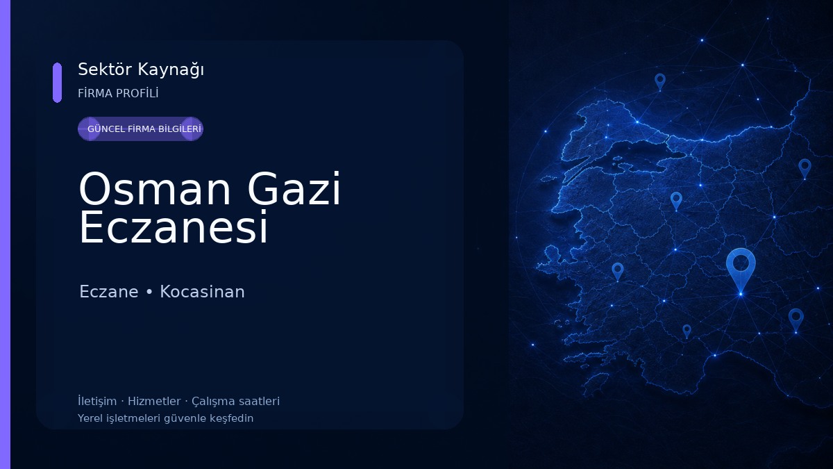 Osman Gazi Eczanesi Eczane