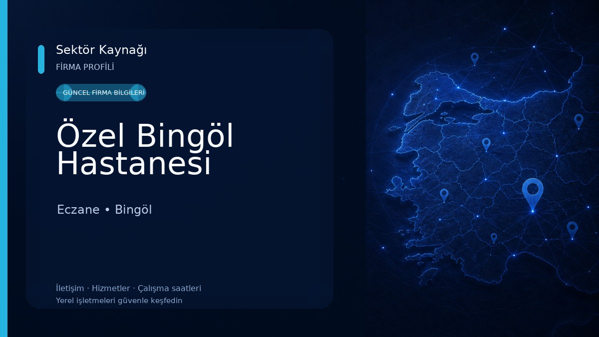 Özel Bingöl Hastanesi Eczane