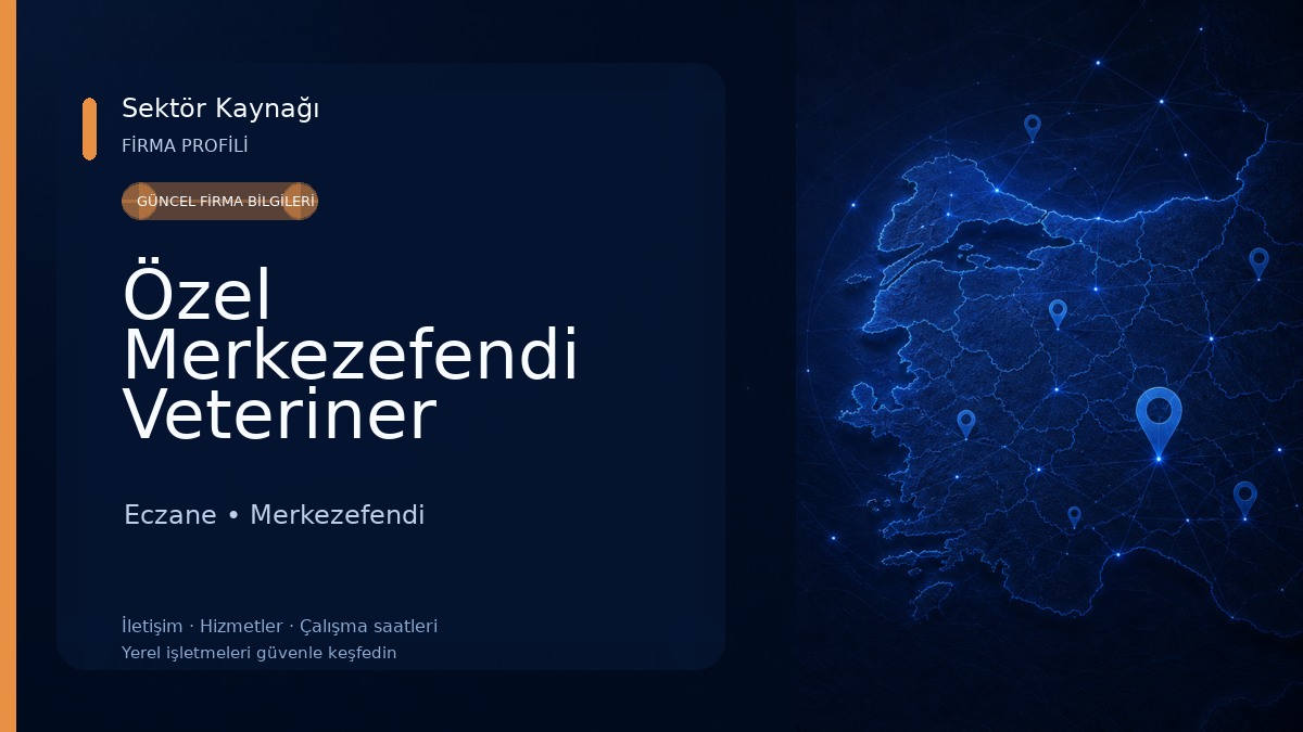 Özel Merkezefendi Veteriner Polikliniği - Denizli Veteriner Eczane