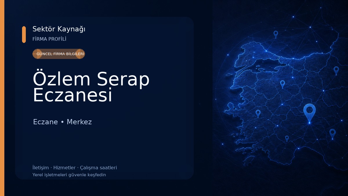Özlem Serap Eczanesi Eczane