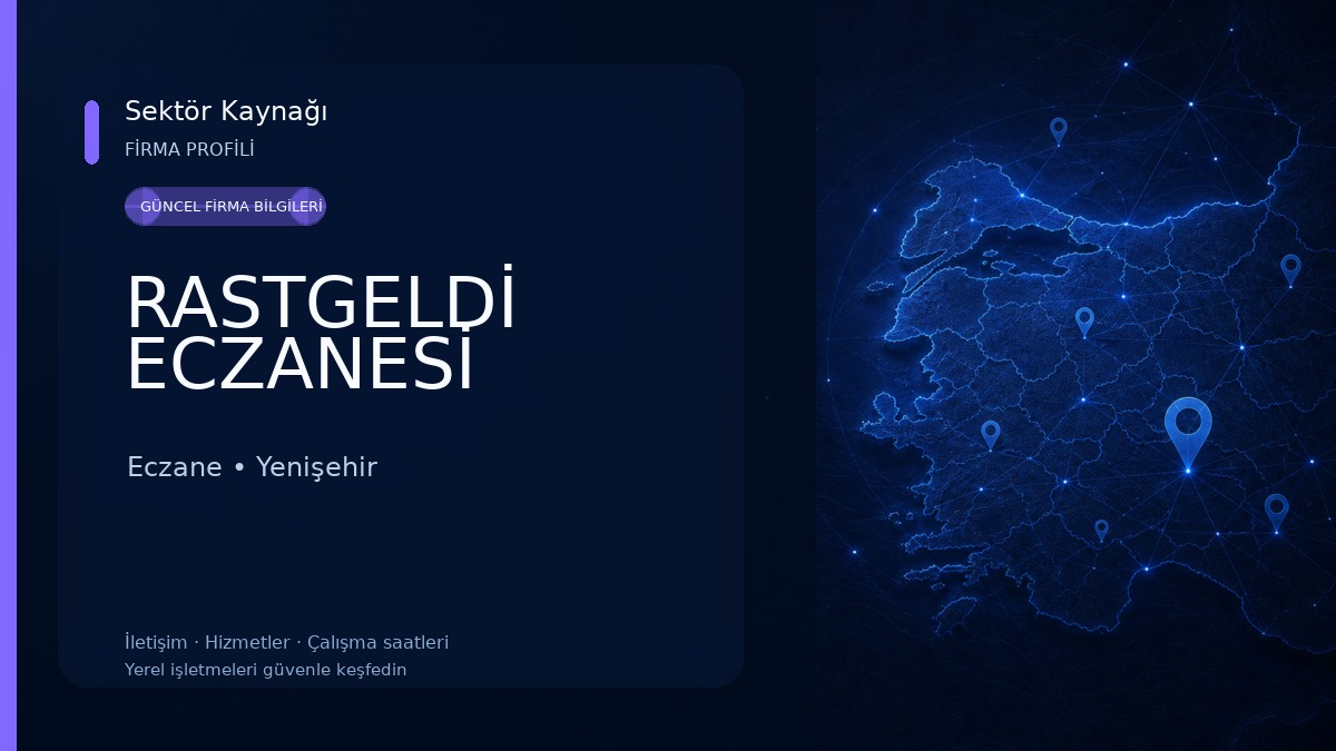 RASTGELDİ ECZANESİ Eczane