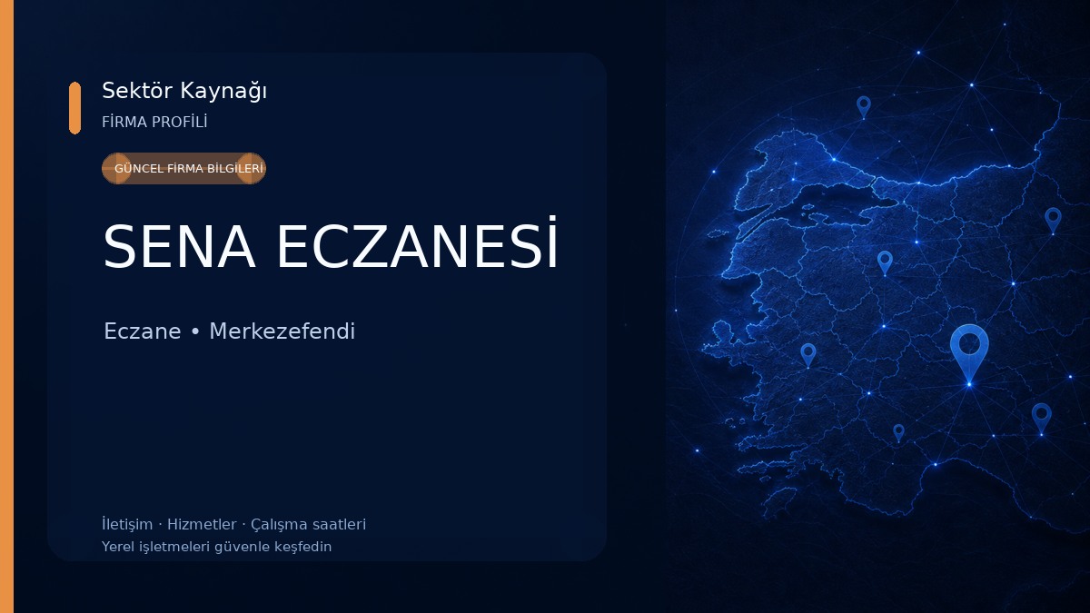 SENA ECZANESİ Eczane