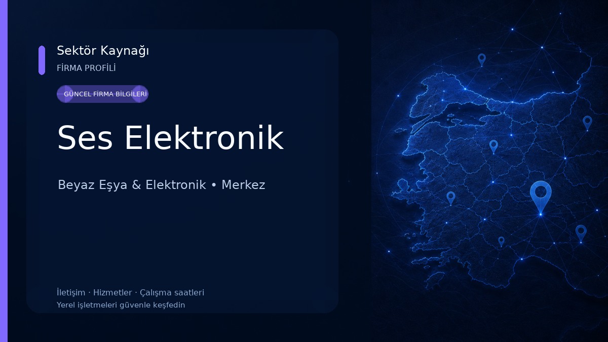 Ses Elektronik Beyaz Eşya & Elektronik
