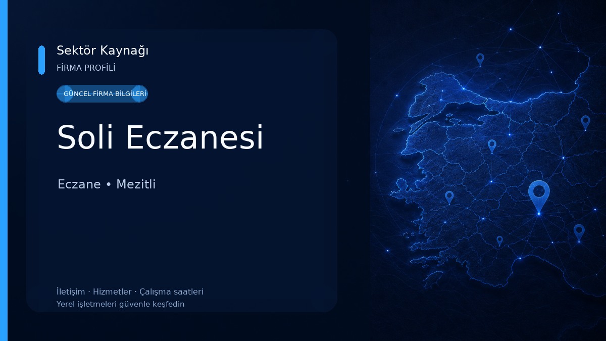 Soli Eczanesi Eczane