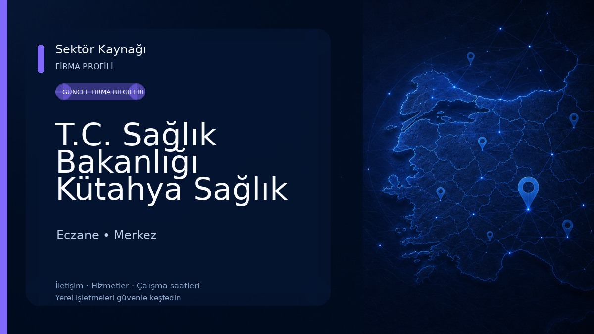 T.C. Sağlık Bakanlığı Kütahya Sağlık Bilimleri Üniversitesi Evliya Çelebi Eğitim Ve Araştırma Hastanesi Eczane