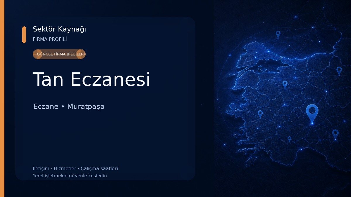 Tan Eczanesi Eczane