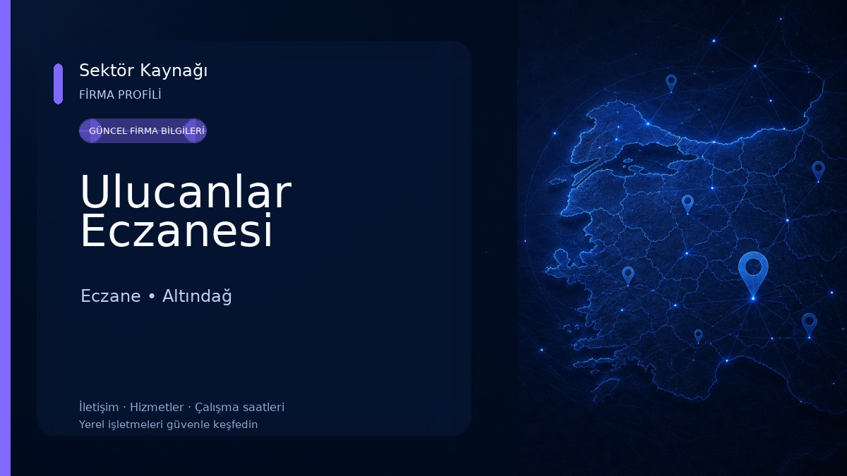 Ulucanlar Eczanesi Eczane