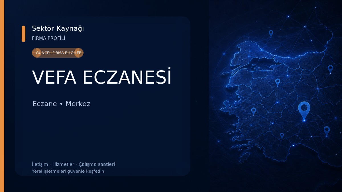 VEFA ECZANESİ Eczane