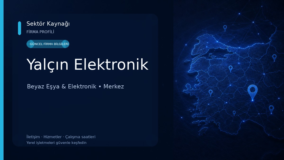 Yalçın Elektronik Beyaz Eşya & Elektronik