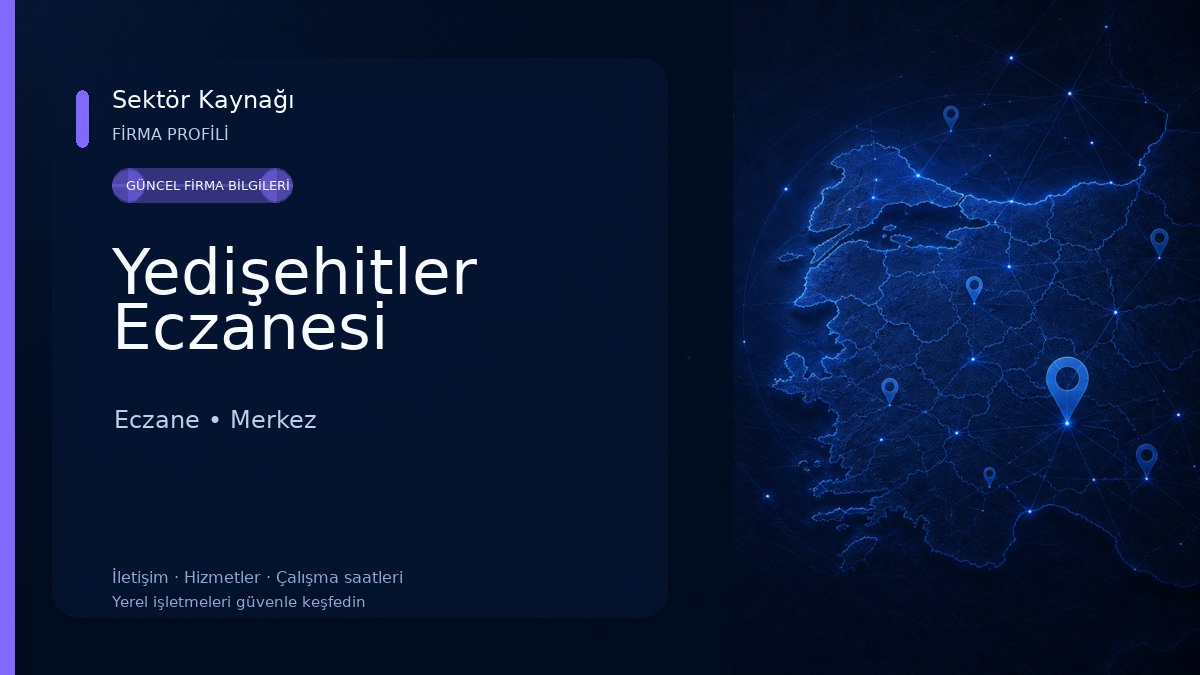 Yedişehitler Eczanesi Eczane