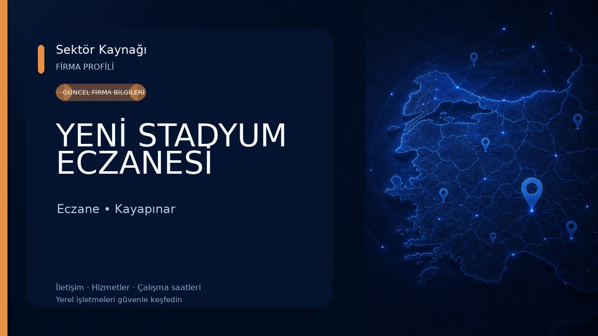 YENİ STADYUM ECZANESİ Eczane