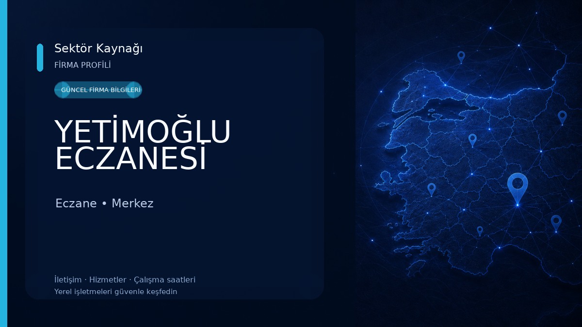 YETİMOĞLU ECZANESİ Eczane