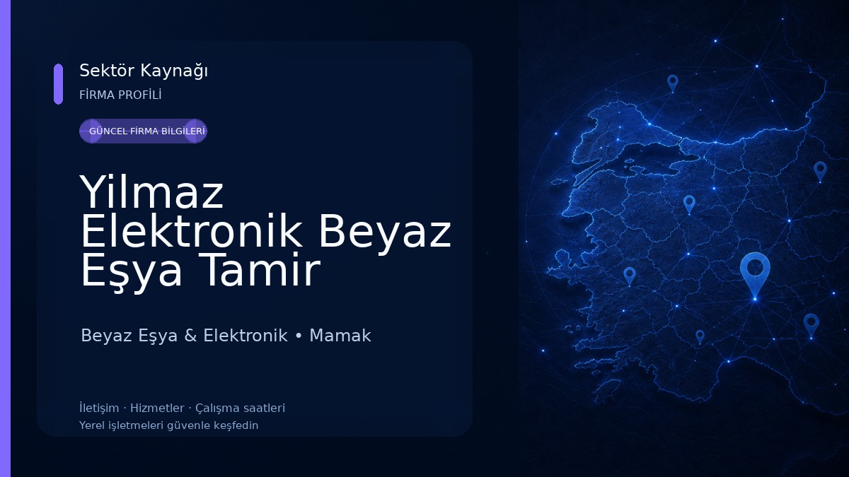 Yilmaz Elektronik Beyaz Eşya Tamir Servisi 