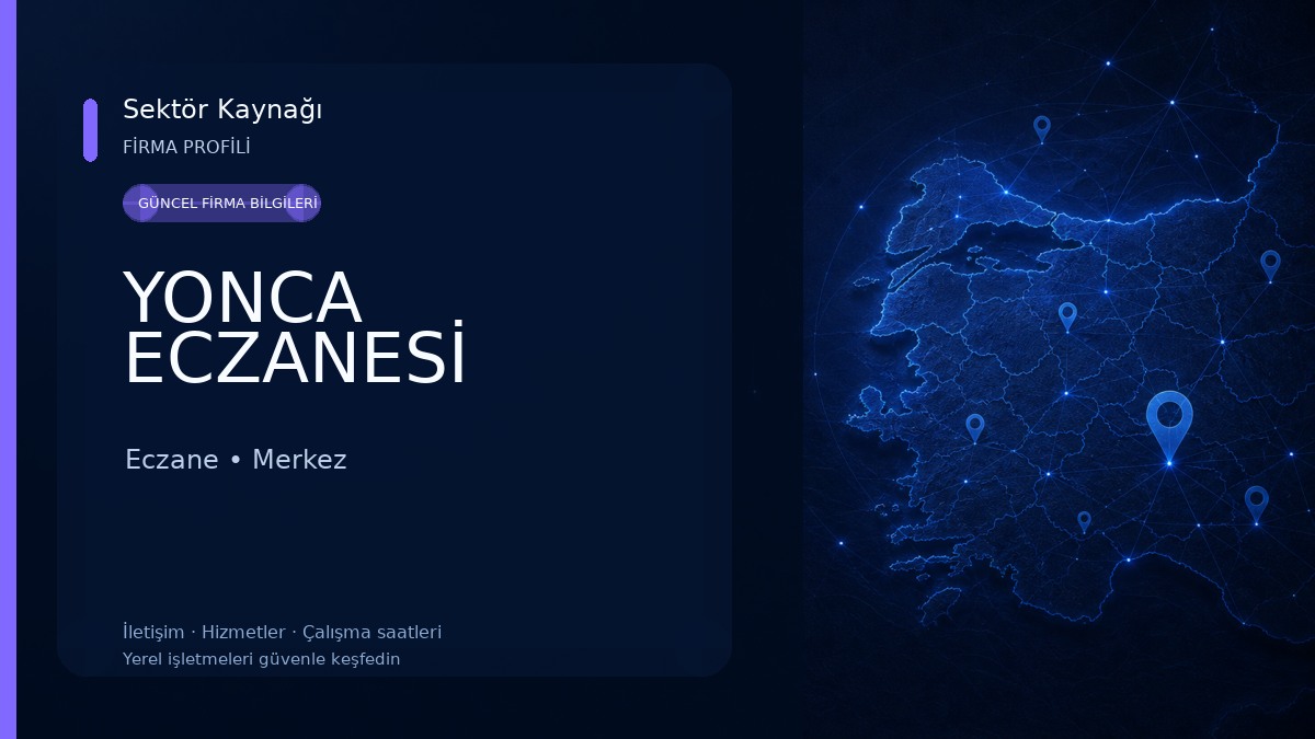 YONCA ECZANESİ Eczane