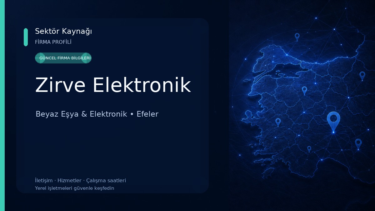 Zirve Elektronik Beyaz Eşya & Elektronik